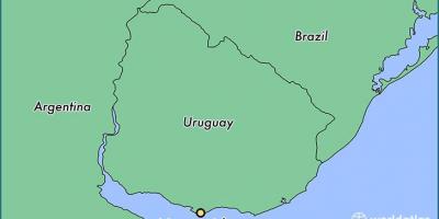 Zemljevid montevidea Urugvaj